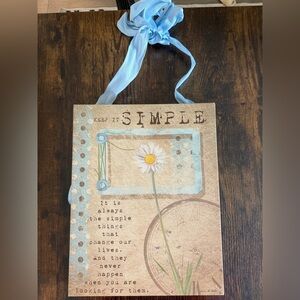 Keep It Simple Canvas